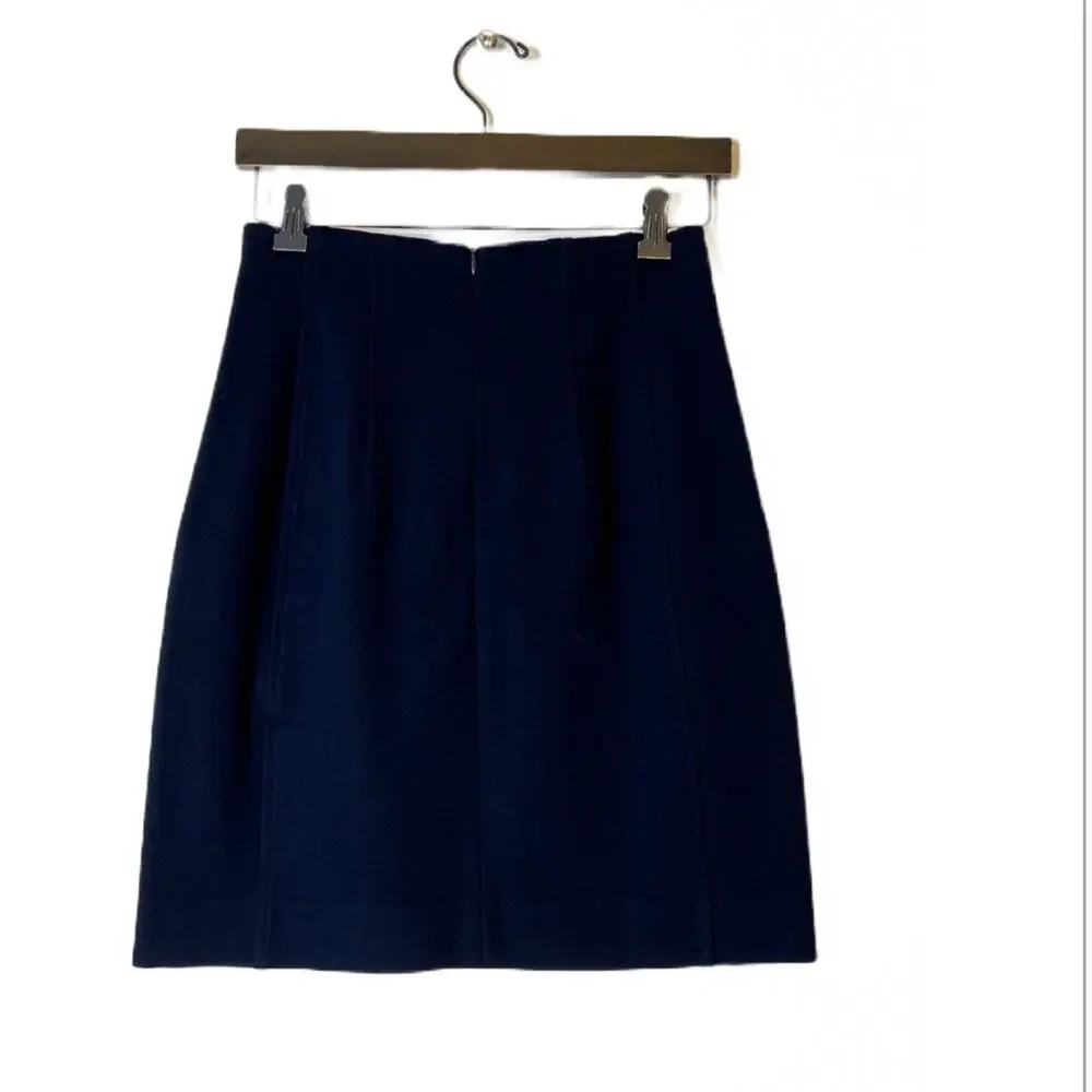 MM Lafleur Crosby Skirt in Navy Blue Size 0